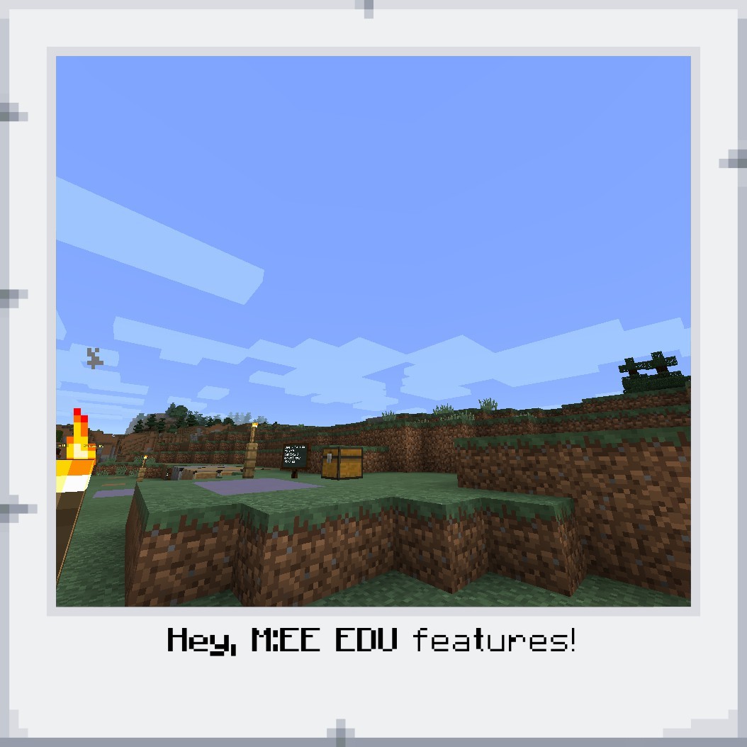 Hooray! We've struck #MinecraftEE teacher features!